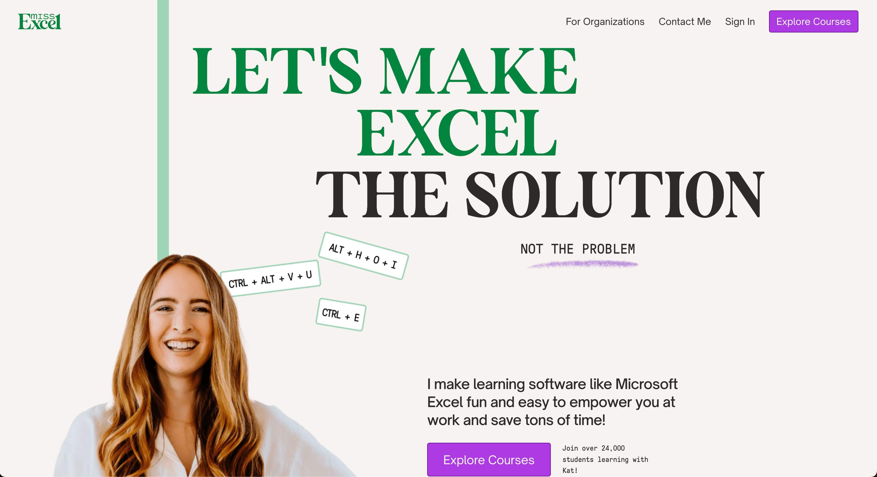 miss excel website